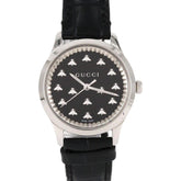 Gucci G-Timeless 126.4 YA1265055 SS Quartz Watch — Very Good