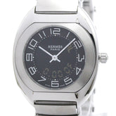 HERMES Espace Stainless Steel Quartz Ladies Watch ES1.210 Polished — Very Good