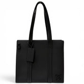 LOUIS VUITTON M57308 LV Aerogram Takeoff Leather Tote Bag, Black, Made in Spain, Men's, Comes with Box and Dust Fits A4 Size — Like New