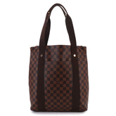 Louis Vuitton Damier Cabas Beaubourg Tote Handbag, Ebene, N52006, Gold Hardware — Like New