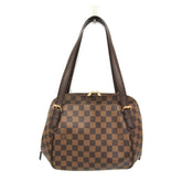 Louis Vuitton Damier Belem MM N51174 Women's Shoulder Bag Brown,Ebene — Like New