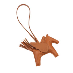 Hermes Rodeo Pegasus PM Accessory Bag Charm, Agneau Milo Swift Leather, Gold Stamp, G Stamp — New - Store Return