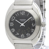 HERMES Espace Stainless Steel Quartz Ladies Watch ES1.210 Polished — Very Good