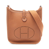 Hermes Evelyne Amazon TPM Gold Shoulder Bag/Handbag, Taurillon Clemence Leather, Women's, Brown Tones — New - Store Return