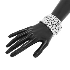 Hermes Chaine d'Ancre Multi-Chain Bracelet, Size 15, SV925 Silver — Like New