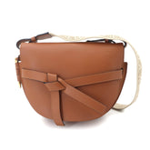 LOEWE Gate Dual Small Shoulder Handbag Leather Brown A650T20X40 — Like New