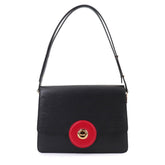 Louis Vuitton Epi Friedland Shoulder Handbag, Leather, Black/Red, M52417, Gold Hardware — Like New