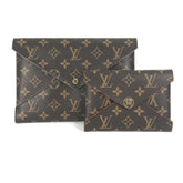 LOUIS VUITTON M62034 Monogram Pochette Kirigami Large and Medium Pouch Clutch Bag Canvas Women's Brown — Like New