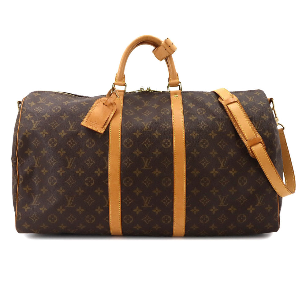 Louis Vuitton Keepall Bandouliere 55 Monogram 2-way Boston Shoulder Handbag M41414 — Like New