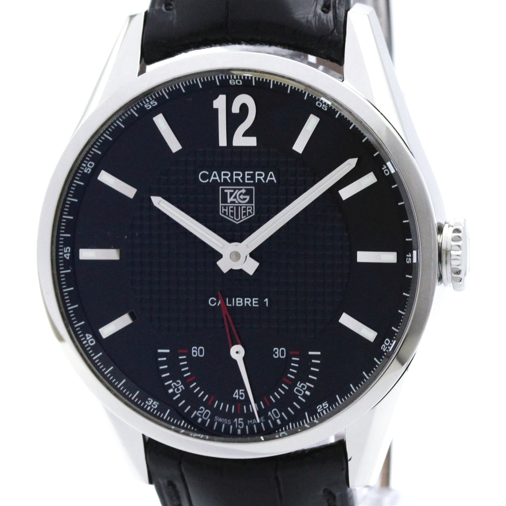 TAG HEUER Carrera Vintage Calibre 01 Steel Mens Watch WV3010 Polished — Very Good
