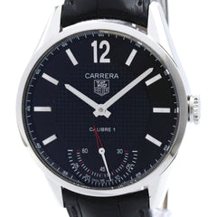 TAG HEUER Carrera Vintage Calibre 01 Steel Mens Watch WV3010 Polished — Very Good