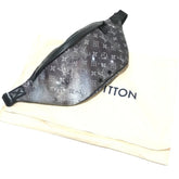 LOUIS VUITTON M44444 Monogram Galaxy Discovery Bum Bag Waist Body Canvas Men's Black Silver x — New - Store Return