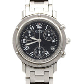 Hermes Clipper Chronograph CL1.310 SS Quartz Watch — Good