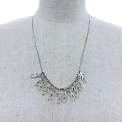 BOTTEGA VENETA AG925 Long Necklace, Silver, Made in Italy, Weight 17.1g, Women's, Comes with Box and Dust Bag — Like New