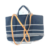 CHANEL A92240 Denim CC Coco Mark Tote Bag Handbag Shoulder Leather Women's Blue L-241003-8 — Like New