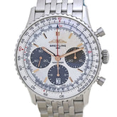 BREITLING Navitimer B01 Chronograph 41 AB0139211A1A1 AB0139 White Shell Men's Watch, Japan Limited Edition, Stainless Steel 40104 — Very Good