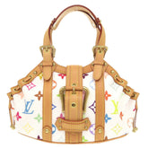 Like new Louis Vuitton Teda PM Monogram Multicolor Blanc M92348 Handbag LV 1372 LOUIS VUITTON — Like New