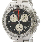 BREITLING Chrono Shark Yacht Steel Quartz Mens Watch A53606 Polished — Very Good