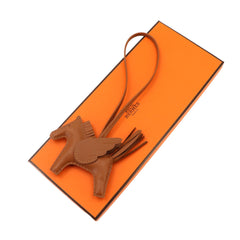 Hermes Rodeo Pegasus PM Accessory Bag Charm, Agneau Milo Swift Leather, Gold Stamp, G Stamp — New - Store Return