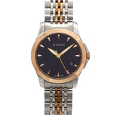 Gucci G-Timeless Combination 126.5 Women's Watch Date Black Quartz G Timeless — Like New