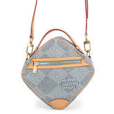 Louis Vuitton Damier Denim 3D Cotton Shoulder Bag, N40706; Handbag; Handbag for Men; LOUIS VUITTON — Like New
