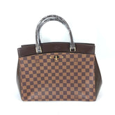 LOUIS VUITTON N41150 Damier Rivoli MM Shoulder Bag Tote Handbag Canvas Women's Ebene Brown — Like New