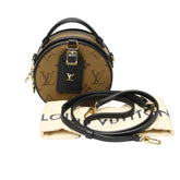 Louis Vuitton Monogram Reverse Mini Boite Chapeau Shoulder Bag M68276 Brown — Like New