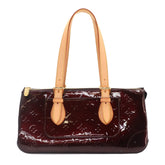 Louis Vuitton Monogram Vernis Rosewood Avenue Shoulder Handbag Leather Amarante M93510 — Like New