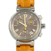 Louis Vuitton Tambour Chrono Q1322 Stainless Steel Quartz Watch — Very Good