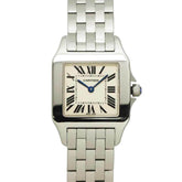 Cartier Santos Demoiselle LM W25065Z5 Boys' Watch, Ivory, Quartz Watch — Like New