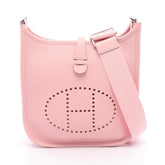 Hermes Evelyne 23 Shoulder Bag/Handbag, Leather, Taurillon Clemence Women's, Pink — New - Store Return