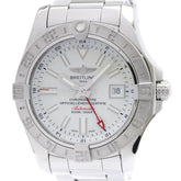 BREITLING Avenger ll GMT Steel Automatic Mens Watch A32390 Polished — Very Good