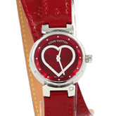 Louis Vuitton Tambour Heart Lug 1P Q121Z Stainless Steel Quartz Watch — Very Good