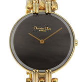 Christian Dior Bakira Watch D46.154.4 Stainless Steel Quartz Analog Display Black Dial Women's — Good