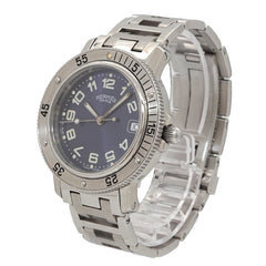 Hermes HERMES Clipper Diver CL7 710 Men's Watch Date Blue Quartz — Very Good