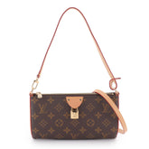 Louis Vuitton Monogram Pochette Tirette Mini 2-way Shoulder Handbag Brown M12859 RFID — New - Store Return