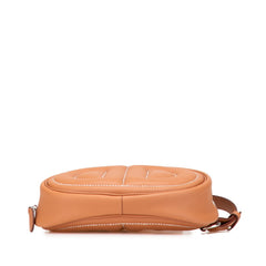 Hermes Hermès Body in the Loop Bag/Belt Bag Gold and Brown Swift for Women — Like New