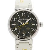 Louis Vuitton Tambour Monogram QA072Z Brown Dial Men's Watch — Very Good