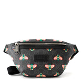 Gucci Bee GG Supreme Body Bag 675181 GUCCI Waist Black Handbag — Like New
