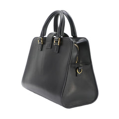 Saint Laurent Baby Cabas 2-way Hand/Shoulder Handbag, Leather, Black, 472466 — Like New