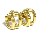 Bottega Veneta Men's Hoop Earrings in Silver 925 — Like New