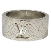 LOUIS VUITTON Louis Vuitton Bague Champs-Élysées Ring M65456 Size L (equivalent) Silver Color Men's — Like New
