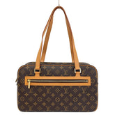 LOUIS VUITTON Louis Vuitton Monogram Cite GM Shoulder Bag M51181 Brown Women's — Like New