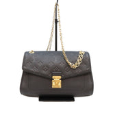 LOUIS VUITTON M48931 Empreinte Black Saint Germain PM Shoulder Bag, with Gold Hardware, Women's — Like New