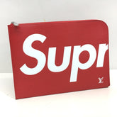 LOUIS VUITTON M67722 Louis Vuitton x Supreme Epi Pochette Jour GM PO.JOUR SP EPI POCHETTE Clutch Bag in Leather, Red, for Men and Women — New - Store Return