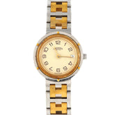 Hermes Clipper Combination SSxGP Quartz Watch — Good