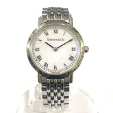 TIFFANY&Co. Tiffany M1510 Classic Quartz Round 2 Hand Analogue Watch SS Ladies Silver — Good