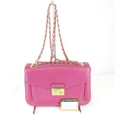 FENDI shoulder bag, leather, pink, women's — New - Store Return