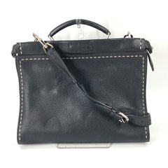 Fendi 7VA406 Shoulder Bag Crossbody bag 2WAY business bag Tote Bag Hand Bag Black — Like New