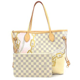 LOUIS VUITTON Handbag Nautical Damier Azur Neverfull MM Canvas Ivory Women's N40471 90108a — Like New